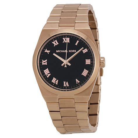 michael kors channing watch black|Michael Kors Channing Women Wristwatches .